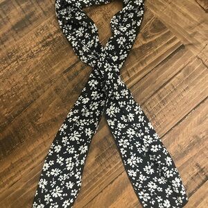 Floral Black wild rag